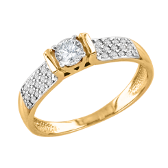 Women's ring with zirconia Swarovski 