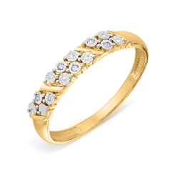Damenring mit Brillanten 