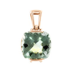 Anhänger mit grünem Amethyst 