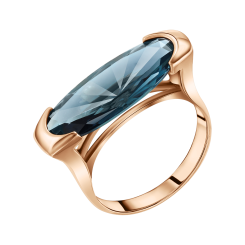 Damenring mit London Blue Topas 