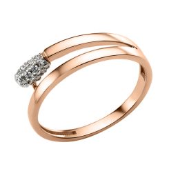 Damenring mit Zirkonia 