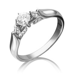 Damenring mit Zirkonia 