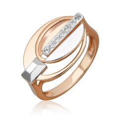 Women's ring with topaz 