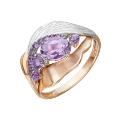 Damenring mit Amethyst 