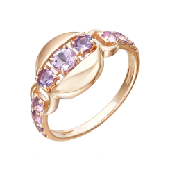 Damenring mit Amethysten 