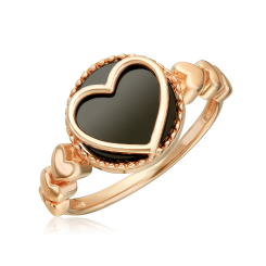 Women's ring with onix 