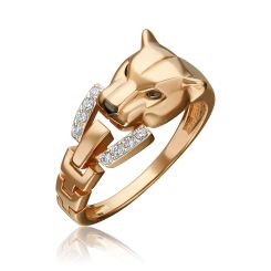 Women's ring with zirconia 