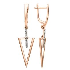 Ohrhänger mit Zirkonia 