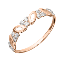 Damenring mit Zirkonia 