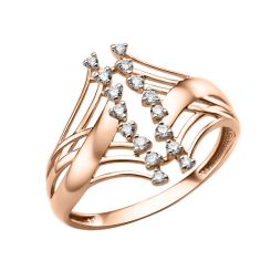 Damenring mit Zirkonia 