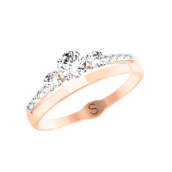 Damenring mit Zirkonia 