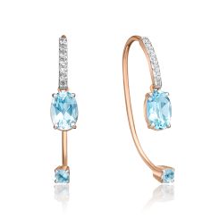 Ohrhänger mit Topasen 