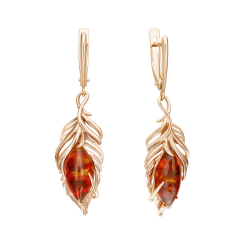 Ohrhänger mit Bernstein 