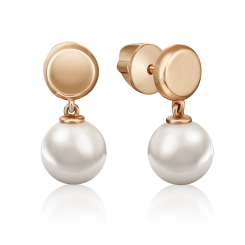 Stud earrings with pearls 