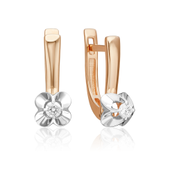 Ohrhänger mit Brillant 