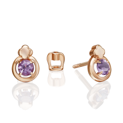 Ohrstecker mit Amethysten 