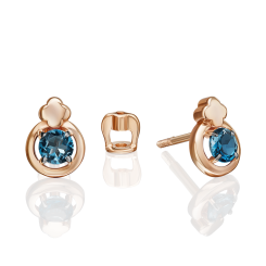 Ohrstecker mit Topasen 