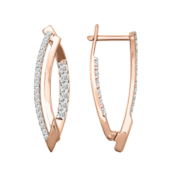 Ohrhänger mit Zirkonia 