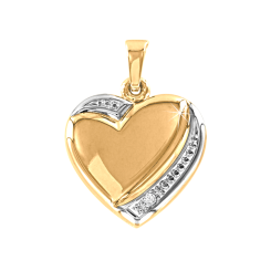 Anhänger Herz mit Brillant 