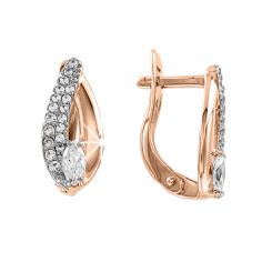 Ohrhänger mit Zirkonia 