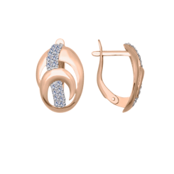 Ohrhänger mit Zirkonia 