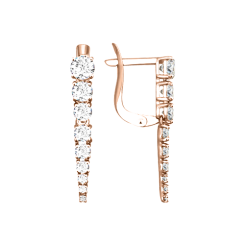 Ohrhänger mit Zirkonia 