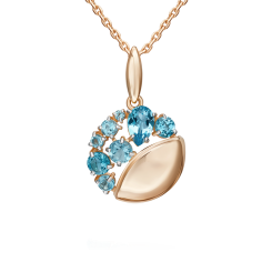 Anhänger mit Topasen 