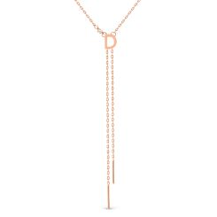 Колье с подвеской и фианитом 