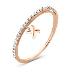 Damenring mit Zirkonia 