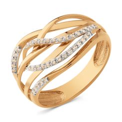 Damenring mit Zirkonia 