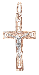 Anhänger – Kreuz mit Gravur 