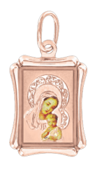 Ikone - Anhänger mit Gravur 