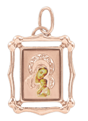 Ikone - Anhänger mit Gravur 