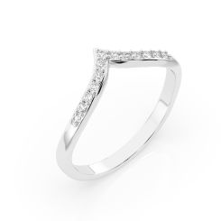 Women's ring with diamonds 
