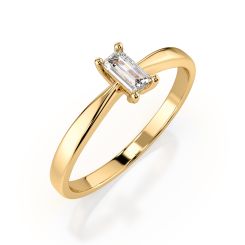 Women's ring with diamond 