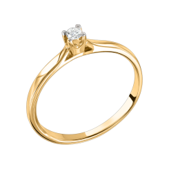 Damenring mit Brillant 