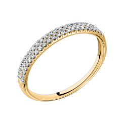 Damenring mit Brillanten 