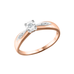 Damenring mit Brillanten 