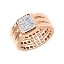 Damenring mit Brillanten 