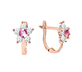 Ohrhänger mit Zirkonia 