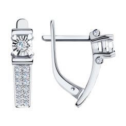 Серьги с бриллиантами 