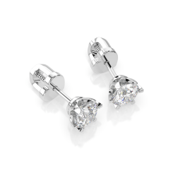 Stud earrings with diamonds 