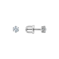 Stud earrings with diamonds 