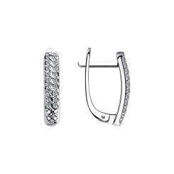 Earrings with diamonds 