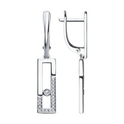 Earrings with diamonds 