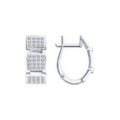 Earrings with diamonds 