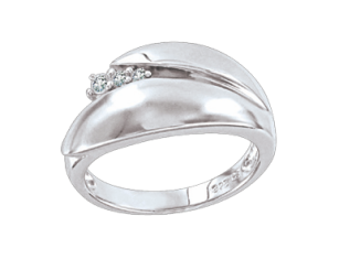 Damenring mit Zirkonia 