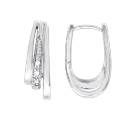 Ohrhänger mit Zirkonia 