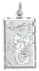 Pendant Zodiac sign Scorpio 