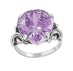 Damenring mit Amethyst 